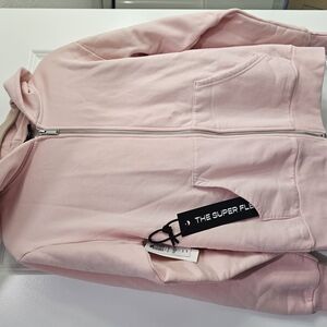 Pink Zip-Up Hoodie